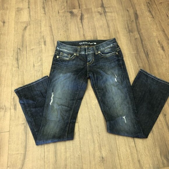 GUESS LOSE ANGELES 1981 STRETCHY DARDEVIL BOOT CUT IN SIZE 28 - Picture 3 of 7